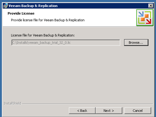Veeam Installation Step 6