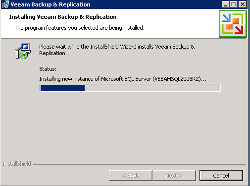 Veeam Installation Step 13