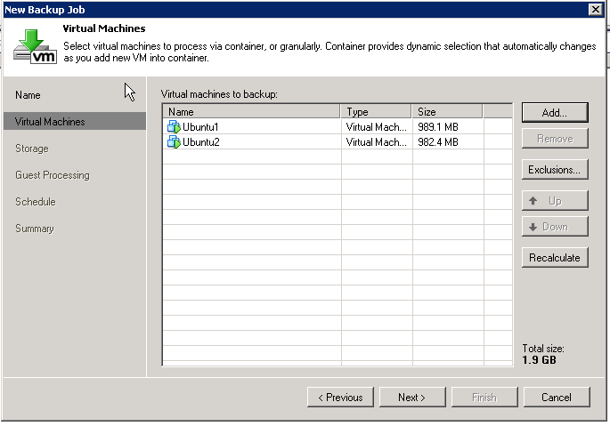 Veeam Installation Step 27
